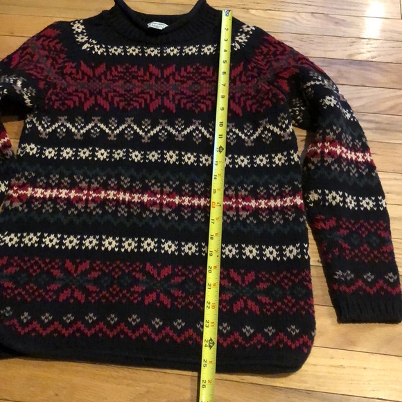 HP🎉Vintage Eddie Bauer Classic Nordic Cozy Ski Sweater Holiday Sz XS - Picture 3 of 6